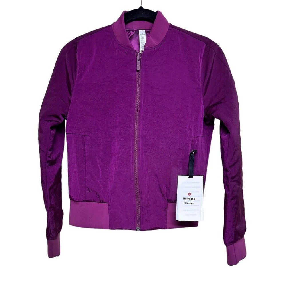lululemon athletica Purple Bomber Jacket